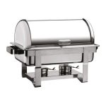 Öztiryakiler GN 1/1 Rolltop Kapaklı Was Ayaklı Chafing Dish, Elektrikli