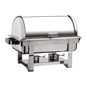 Öztiryakiler GN 1/1 Rolltop Kapaklı Was Ayaklı Chafing Dish, Elektrikli