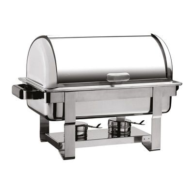 Öztiryakiler GN 1/1 Rolltop Kapaklı Was Ayaklı Chafing Dish, Elektrikli