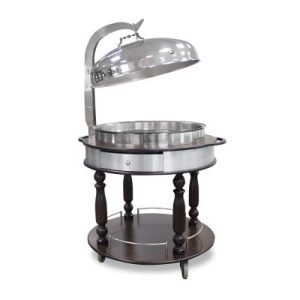 Öztiryakiler Chafing Dish Servis Arabası, 80 cm