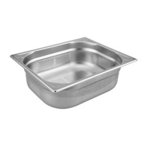 Öztiryakiler GN 1/2-100 mm Köşe Desenli Delikli Gastronorm Küvet