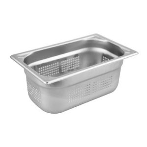 Öztiryakiler GN 1/4-100 mm Köşe Desenli Delikli Gastronorm Küvet