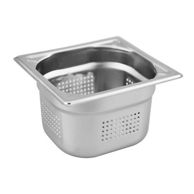 Öztiryakiler GN 1/6-100 mm Köşe Desenli Delikli Gastronorm Küvet