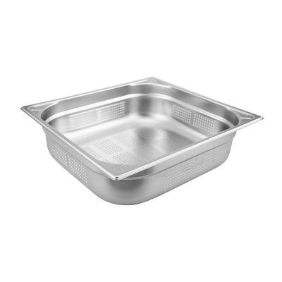 Öztiryakiler GN 2/3-65 mm Köşe Desenli Delikli Gastronorm Küvet