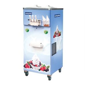 Öztiryakiler Set Üstü3 Kollu Karıştırıcılı Dondurma ve Frozen Yoğurt Makinesi, 15+15 L