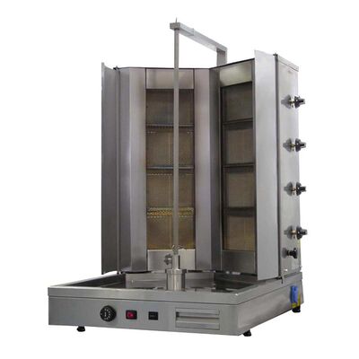 Öztiryakiler V Tipi Arabalı Camlı Döner Ocağı, 8 Radyanlı, Gazlı
