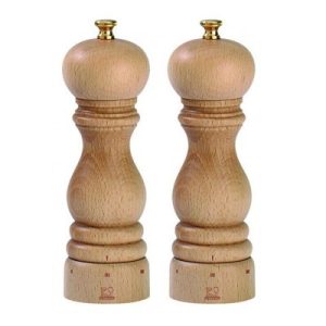 Peugeot Paris U-Select Natural Karabiber+Tuz Değirmeni, 2'li, 18 cm