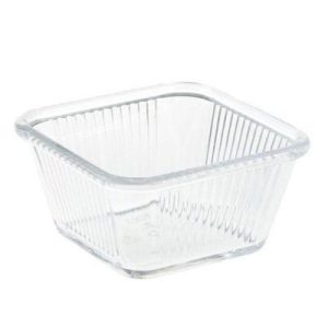 Bora Plastik Kare Mini Sosluk, Polikarbonat, 5.5 cm, Şeffaf