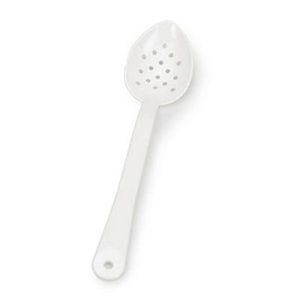 Bora Plastik Servis Kaşık, Delikli, Polikarbonat, 33 cm, Beyaz
