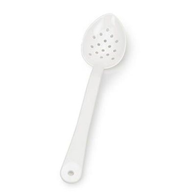 Bora Plastik Servis Kaşık, Delikli, Polikarbonat, 33 cm, Beyaz