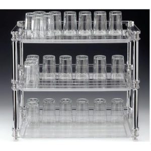 Zicco ZCP-672 Polikarbon Tepsili Bardak Standı, 53x33x46 cm