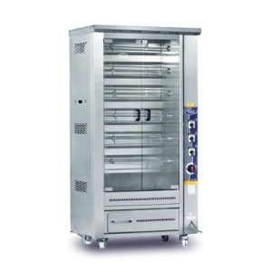 Pimak Dik Tip Piliç Çevirme Makinesi, 24 Piliç Kapasiteli, Elektrikli