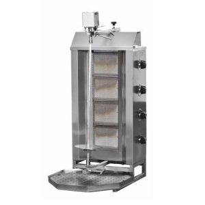 Pimak Üstten Motorlu Döner Makinesi, 4 Radyanlı, Doğalgazlı