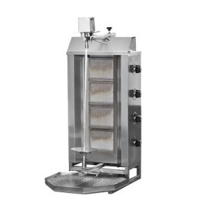 Pimak Üstten Motorlu Döner Makinesi, 5 Radyanlı, Doğalgazlı