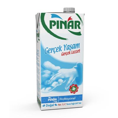 Pınar Profesyonel %1.5 Yarım Yağlı Süt, 1 L