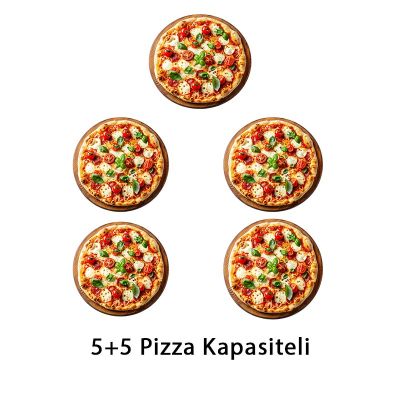 Öztiryakiler 24 cm x 5+5 Pizza Kapasiteli Çift Katlı Pizza Fırını, Elektrikli - Görsel 2