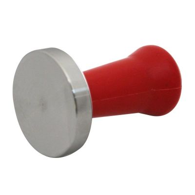 Cafemarkt Plastik Saplı Tamper, 58 mm, Kırmızı - Görsel 2