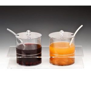 Zicco ZCP-084 Polikarbon Sosluk Reçellik Standı, 2'li, 2.1 L, 43x21 cm