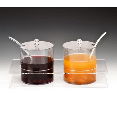 Zicco ZCP-084 Polikarbon Sosluk Reçellik Standı, 2'li, 2.1 L, 43x21 cm