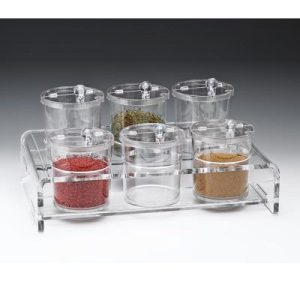 Zicco ZCP-524 Polikarbon Sosluk Reçellik Baharatlık Standı, 42x26x20 cm