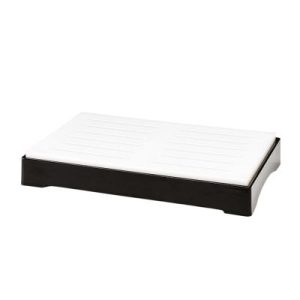 Zicco ZCP-654 Polikarbon Altlı Ekmek Kesme Tahtası, 36x57 cm, Siyah