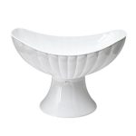 Zicco ZCP-476 Polikarbon Gondol Teşhir Kase, 42.5x25.5x29 cm, Beyaz