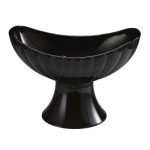 Zicco ZCP-476 Polikarbon Gondol Teşhir Kase, 42.5x25.5x29 cm, Siyah