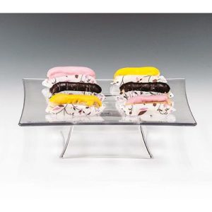 Zicco ZCP-626 Ayaklı Polikarbon Teşhir Standı, 20x20x7 cm, Şeffaf