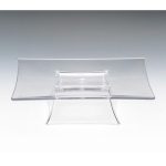 Zicco ZCP-627 Ayaklı Polikarbon Teşhir Standı, 25x25x7 cm, Şeffaf