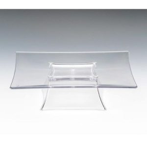 Zicco ZCP-627 Ayaklı Polikarbon Teşhir Standı, 25x25x7 cm, Şeffaf