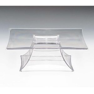 Zicco ZCP-628 Ayaklı Polikarbon Teşhir Standı, 30x30x10.5 cm, Şeffaf