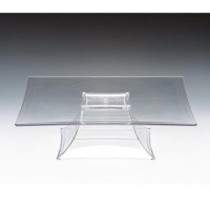 Zicco ZCP-629 Ayaklı Polikarbon Teşhir Standı, 35x35x10.5 cm, Şeffaf
