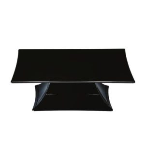 Zicco ZCP-628 Ayaklı Polikarbon Teşhir Standı, 30x30x10.5 cm, Siyah