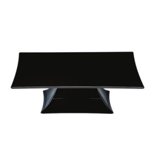 Zicco ZCP-629 Ayaklı Polikarbon Teşhir Standı, 35x35x10.5 cm, Siyah