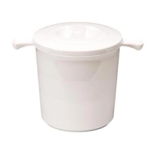 Zicco ZCP-338 Çift Cidarlı Polikarbon Buz Kovası, 15x15 cm, Beyaz