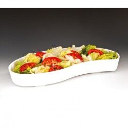 Zicco ZCP-299 Polikarbon Damla Teşhir Tabağı, 45x21x6.5 cm, Beyaz - Görsel 2