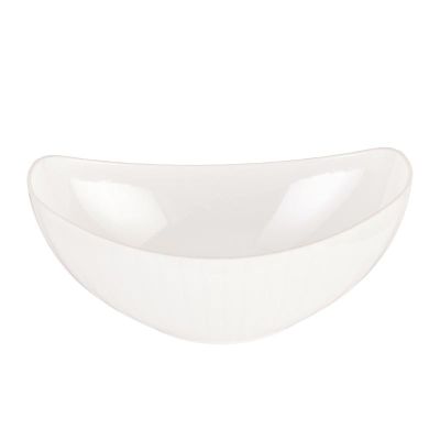 Zicco ZCP-301 Polikarbon Gondol Teşhir Kasesi, 3x22.5 cm, Beyaz