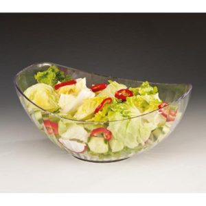 Zicco ZCP-301 Polikarbon Gondol Teşhir Kasesi, 3x22.5 cm, Şeffaf