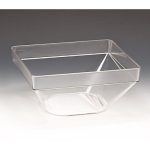Zicco ZCP-560 Polikarbon Kase, 26x26x12 cm, Şeffaf