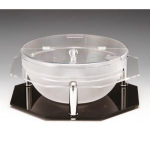 Zicco ZCP-249 Kaseli Kapaklı Polikarbon Teşhir Standı, 35x9 cm
