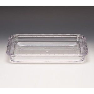 Zicco ZCP-557 Polikarbon Meze Kabı, 32.5x26.5x4.5 cm, Şeffaf