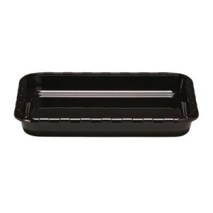 Zicco ZCP-557 Polikarbon Meze Kabı, 32.5x26.5x4.5 cm, Siyah