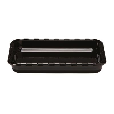 Zicco ZCP-557 Polikarbon Meze Kabı, 32.5x26.5x4.5 cm, Siyah