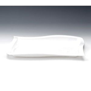 Zicco ZCP-516 Polikarbon Teşhir Tabağı, 45x30 cm, Beyaz