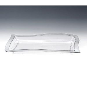 Zicco ZCP-516 Polikarbon Teşhir Tabağı, 45x30 cm, Şeffaf