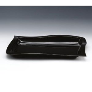 Zicco ZCP-516 Polikarbon Teşhir Tabağı, 45x30 cm, Siyah