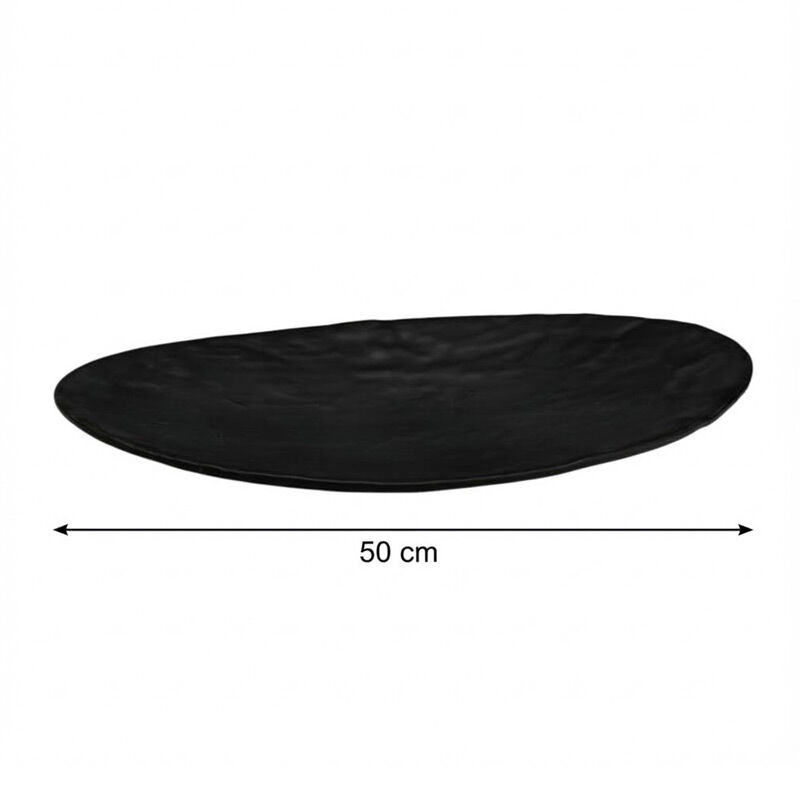 Zicco ZCP-616 Polikarbon Teşhir Tepsi, 50 cm, Siyah - Görsel 2