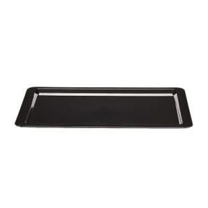 Zicco ZCP-600 Polikarbon Teşhir Tepsisi, 32.5x53 cm, Siyah
