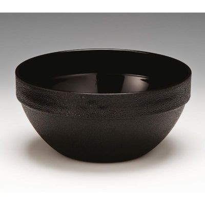 Zicco ZCP 048-3 Polikarbon Yuvarlak Kase, 23 cm, Siyah