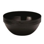 Zicco ZCP-049 Polikarbon Yuvarlak Kase, 26 cm, Siyah
